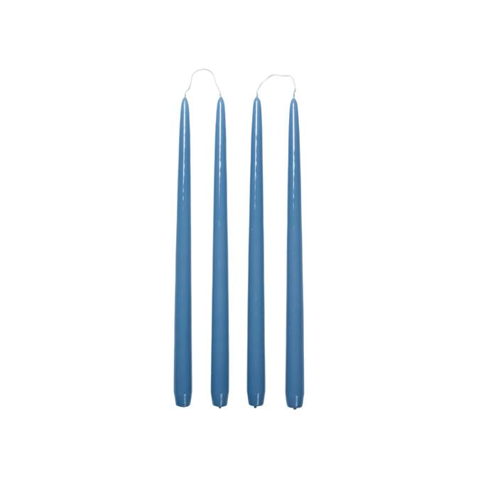 חבילת נרות תכלת מבריק SMOOTH TAPER (Copy)