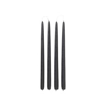 חבילת נרות שחור SMOOTH TAPER