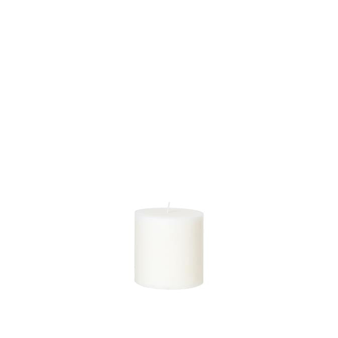 נר לבן ECO PILLAR