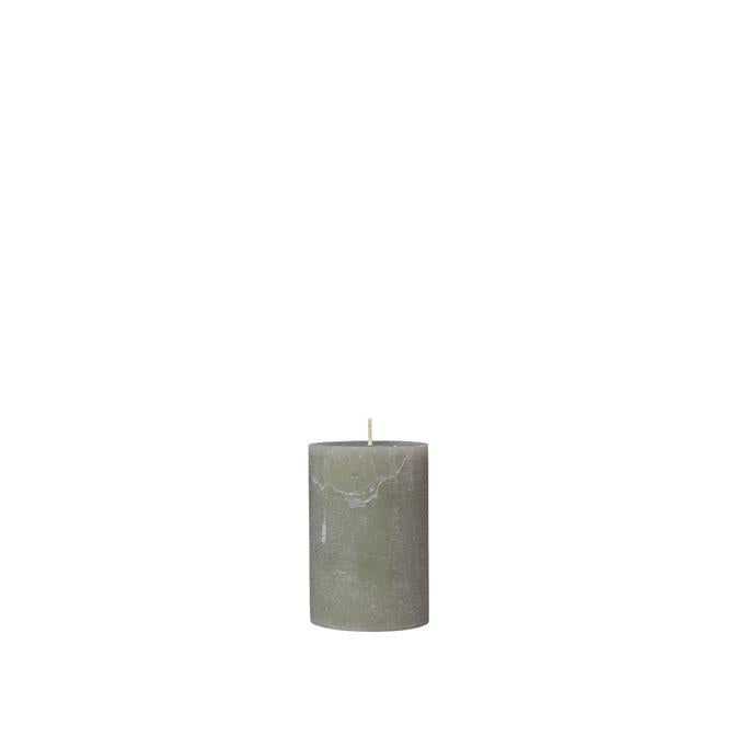נר ירוק כהה 50 שע RUSTIC PILAR