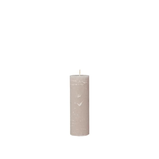 נר אפור 35 שע RUSTIC PILAR