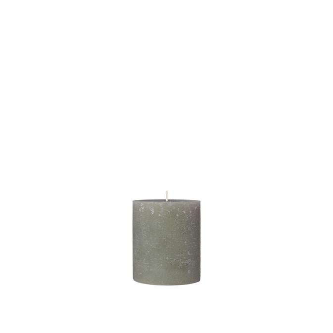 נר ירוק כהה 70 שע RUSTIC PILAR