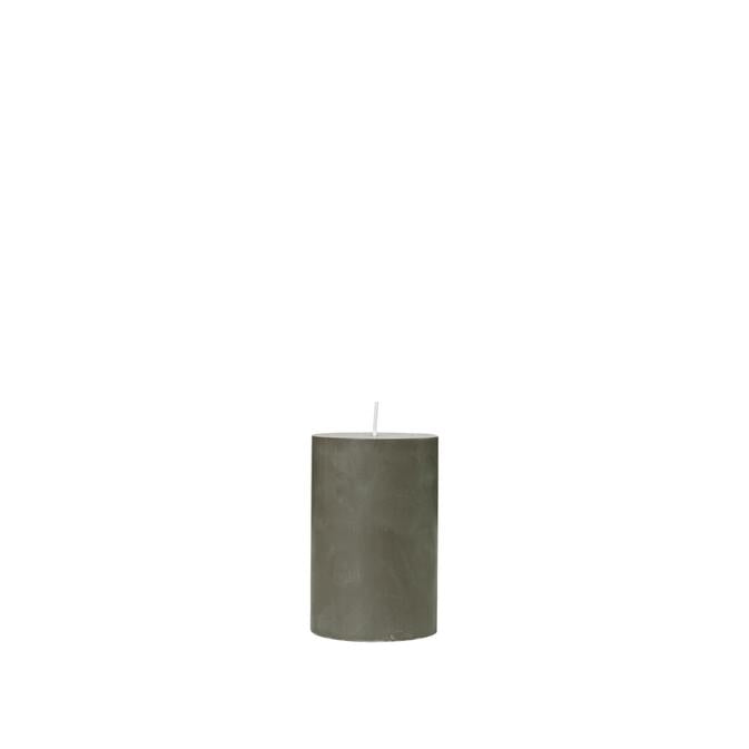 נר ירוק עמוק ECO PILLAR s