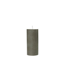 נר ירוק עמוק ECO PILLAR