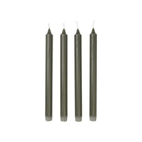 חבילת נרות ירוק כהה ECO TAPER