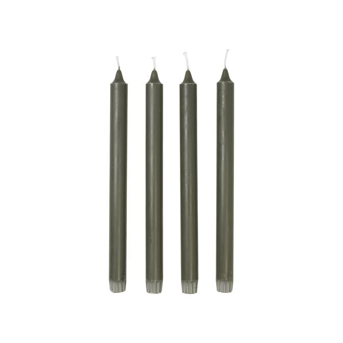 חבילת נרות ירוק כהה ECO TAPER
