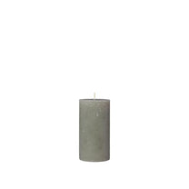 נר ירוק כהה 60 שע RUSTIC PILAR