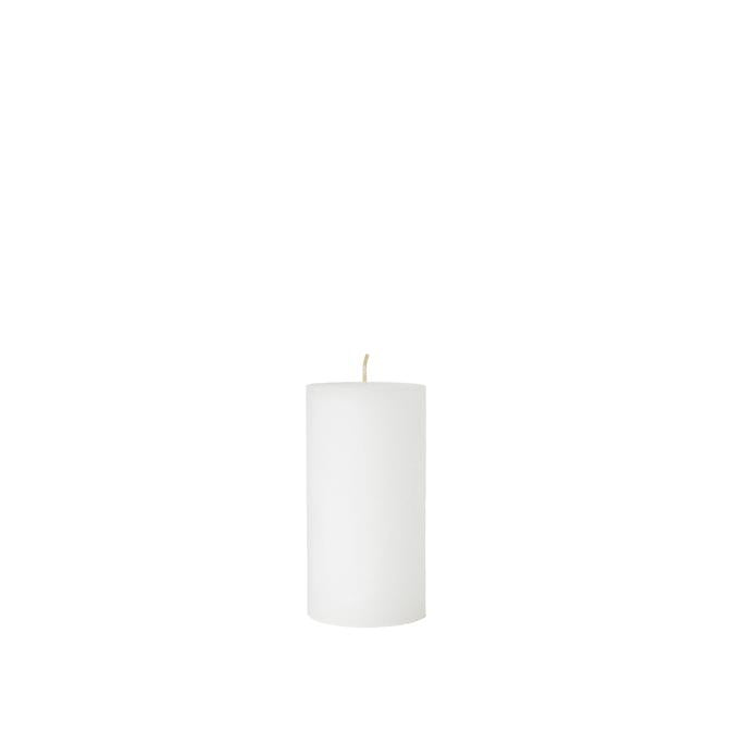 נר לבן 60 שע RUSTIC PILAR
