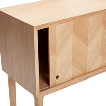 קונסולת עץ Herringbone