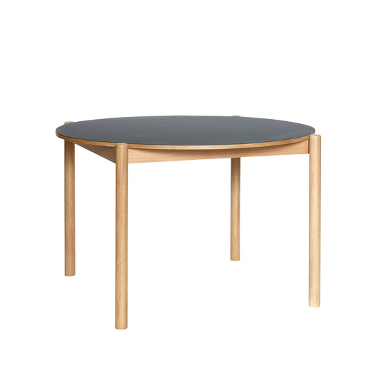 שולחן אוכל oblique שחור/עץ