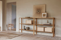 יחידת מדפים אלון מולבן  LEAF SHELF 2X3