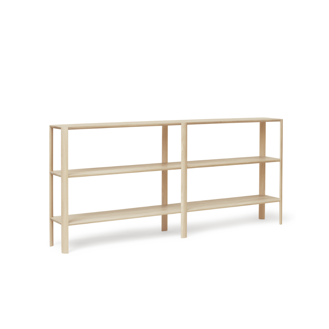 יחידת מדפים אלון מולבן  LEAF SHELF 2X3
