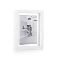 מסגרת מלבנית לבנה מרחפת 13\18