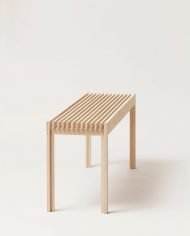 ספסל עץ מולבן 2