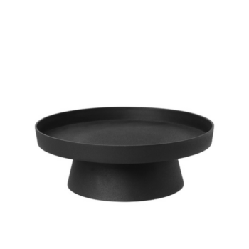 מגש על רגל שחור ממתכת