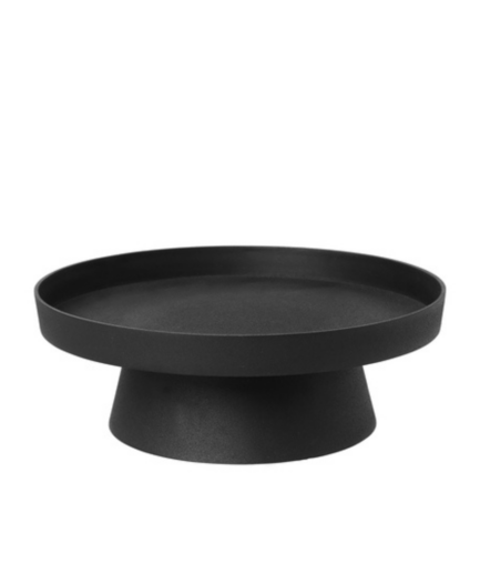 מגש על רגל שחור ממתכת